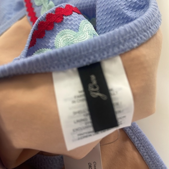 🆕 NWT J. CREW Ric Rac One Shoulder Ruffle Swim Top - Picture 4 of 4